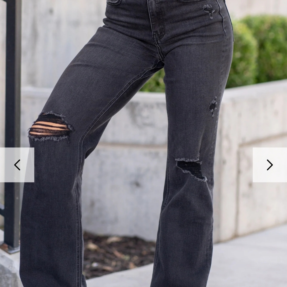 NWT'S Vervet Black 90's Vintage Wide Leg Jeans
